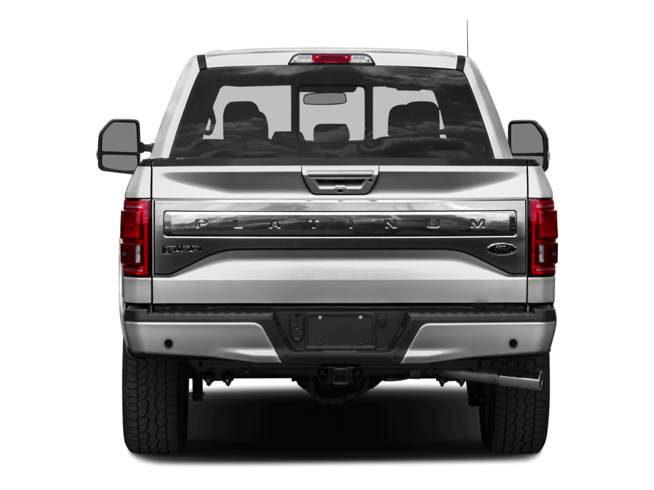 2016 Ford F-150 2WD SuperCrew 157" Platinum - Rear (full)