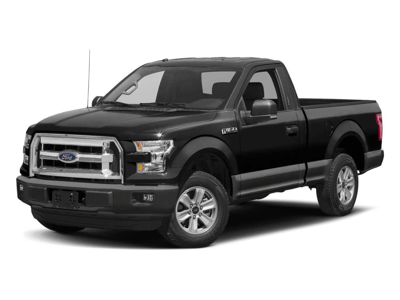 2016 Ford F-150 4WD Reg Cab 141" XLT - Front 3/4, facing to the left