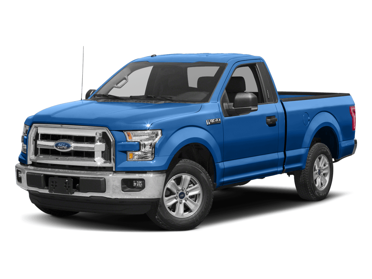 2016 Ford F-150 4WD Reg Cab 141" XLT - Front 3/4, facing to the left
