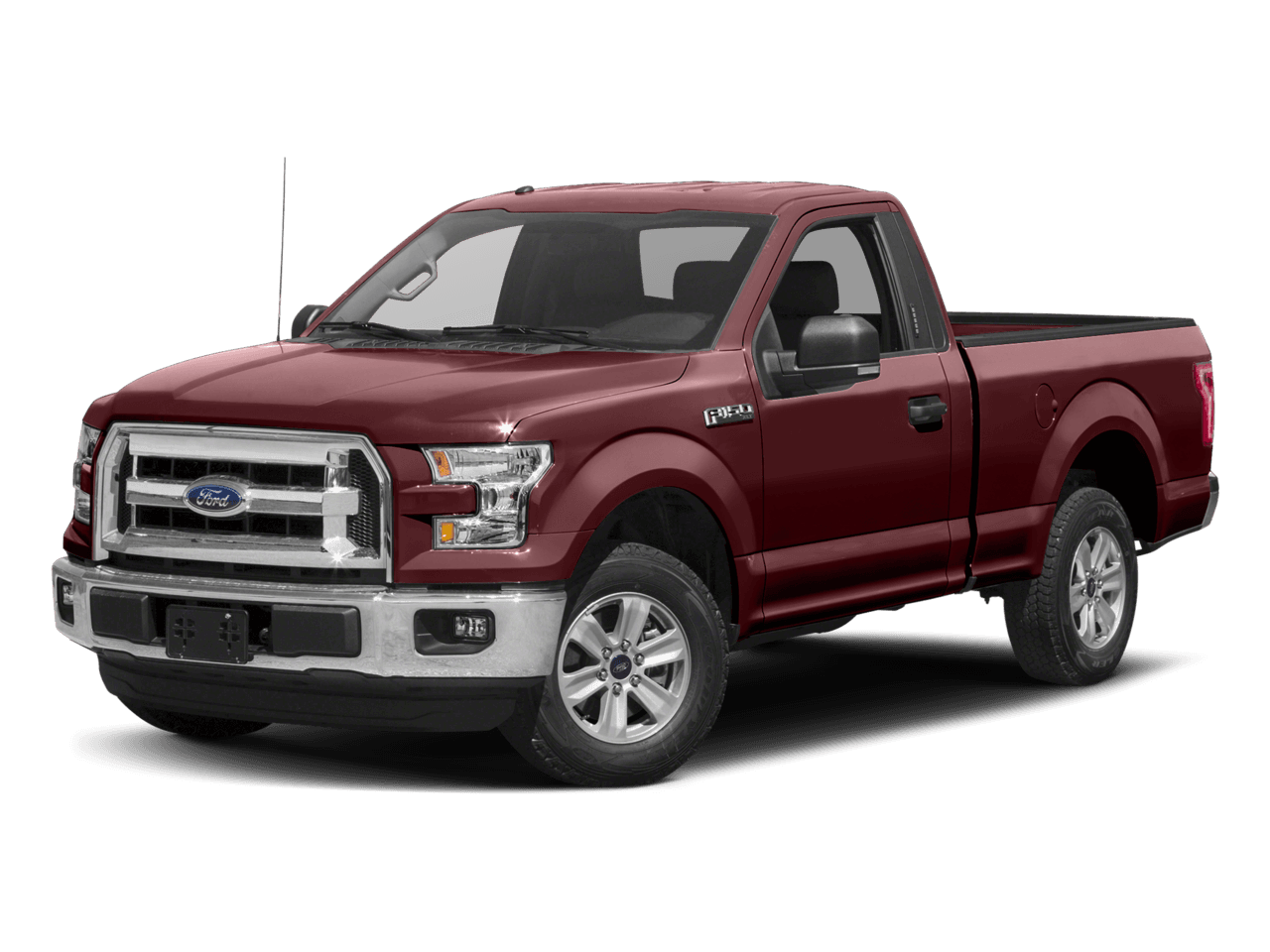 2016 Ford F-150 4WD Reg Cab 141" XLT - Front 3/4, facing to the left