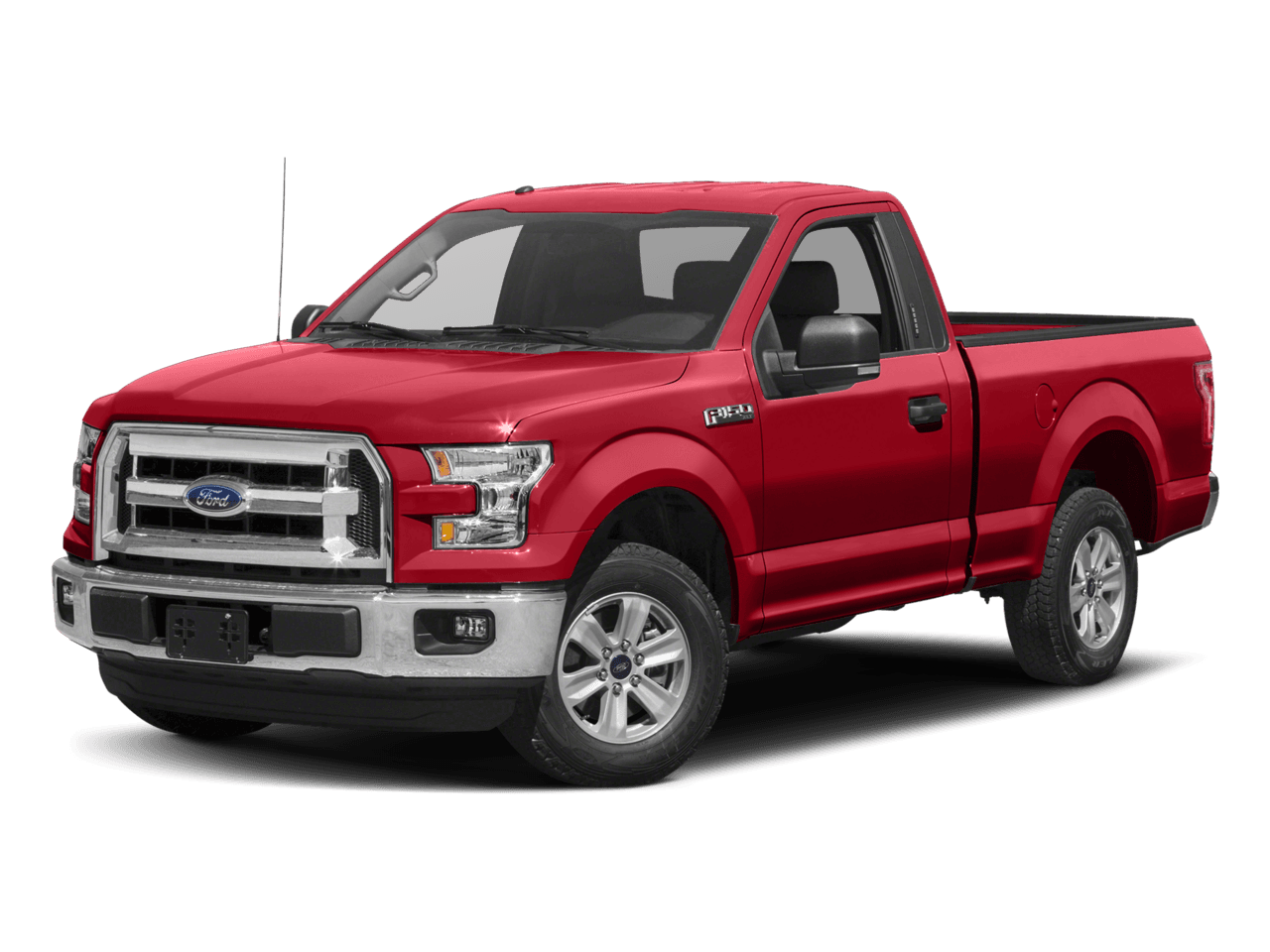 2016 Ford F-150 4WD Reg Cab 141" XLT - Front 3/4, facing to the left