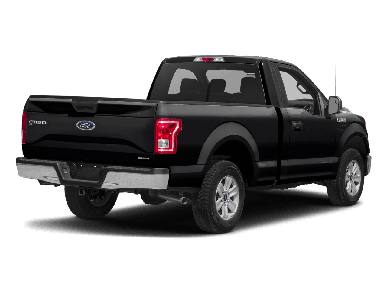 2016 Ford F-150 4WD Reg Cab 141" XLT - Rear 3/4, facing to the right