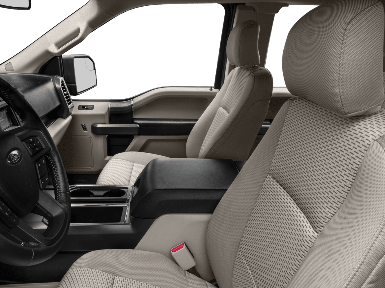 2016 Ford F-150 2WD SuperCab 145" XLT - Interior Driver's Side with Door Open, Front Seat Feature