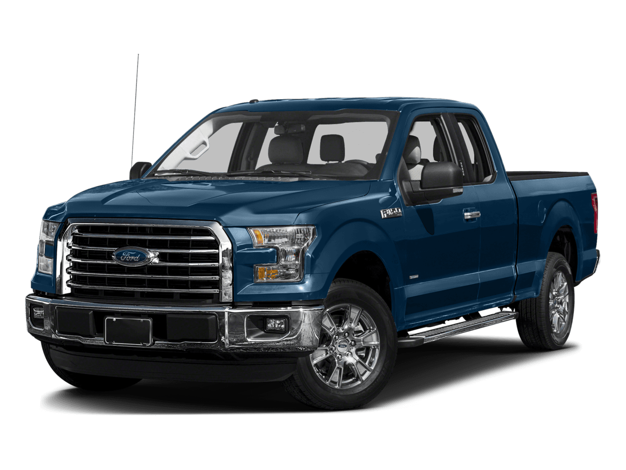 2016 Ford F-150 2WD SuperCab 145" XLT - Front 3/4, facing to the left