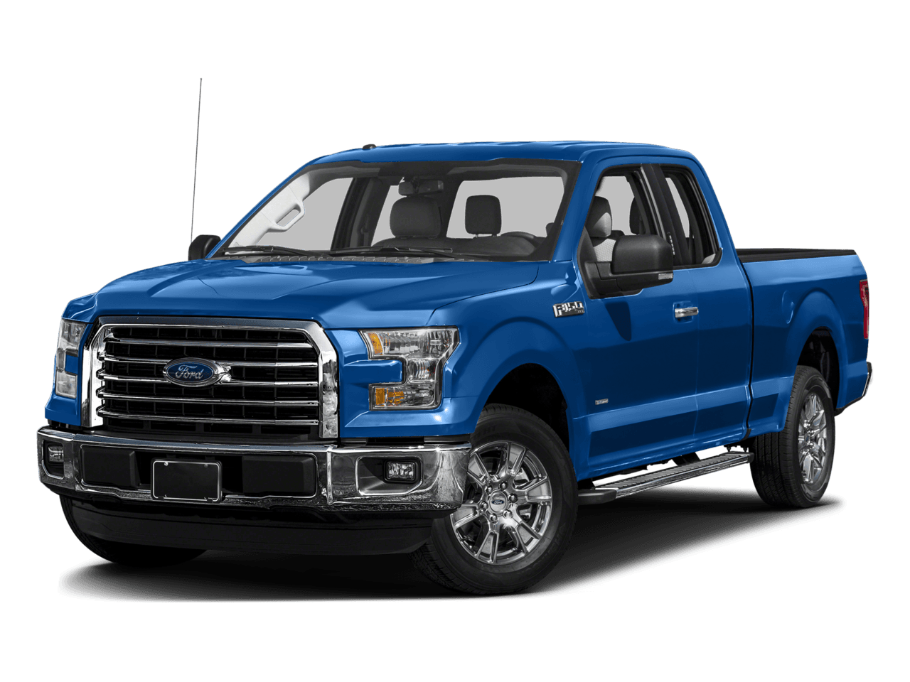 2016 Ford F-150 2WD SuperCab 145" XLT - Front 3/4, facing to the left