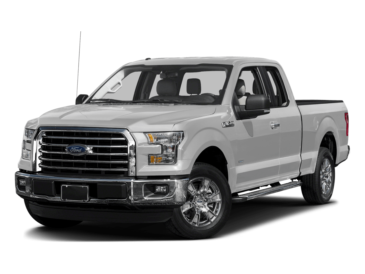 2016 Ford F-150 2WD SuperCab 145" XLT - Front 3/4, facing to the left
