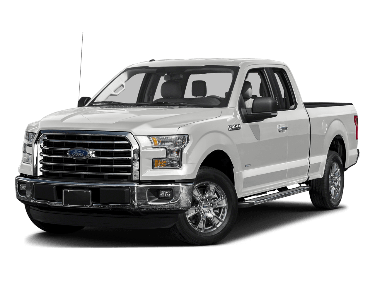 2016 Ford F-150 2WD SuperCab 145" XLT - Front 3/4, facing to the left
