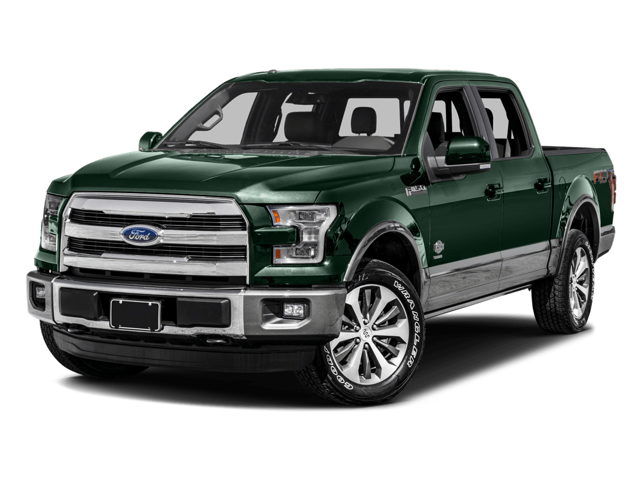 2016 Ford F-150 2WD SuperCrew 145" King Ranch - Front 3/4, facing to the left