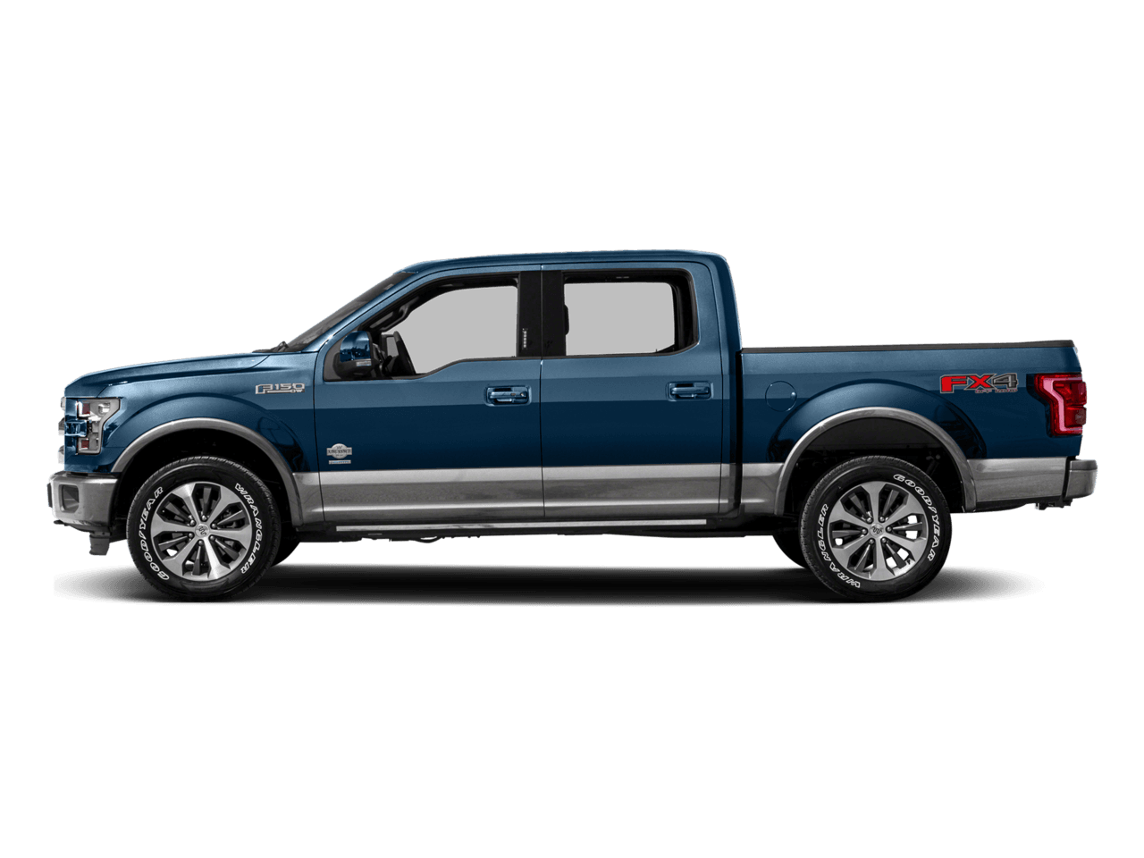 2016 Ford F-150 2WD SuperCrew 145" King Ranch - Profile, facing to the left