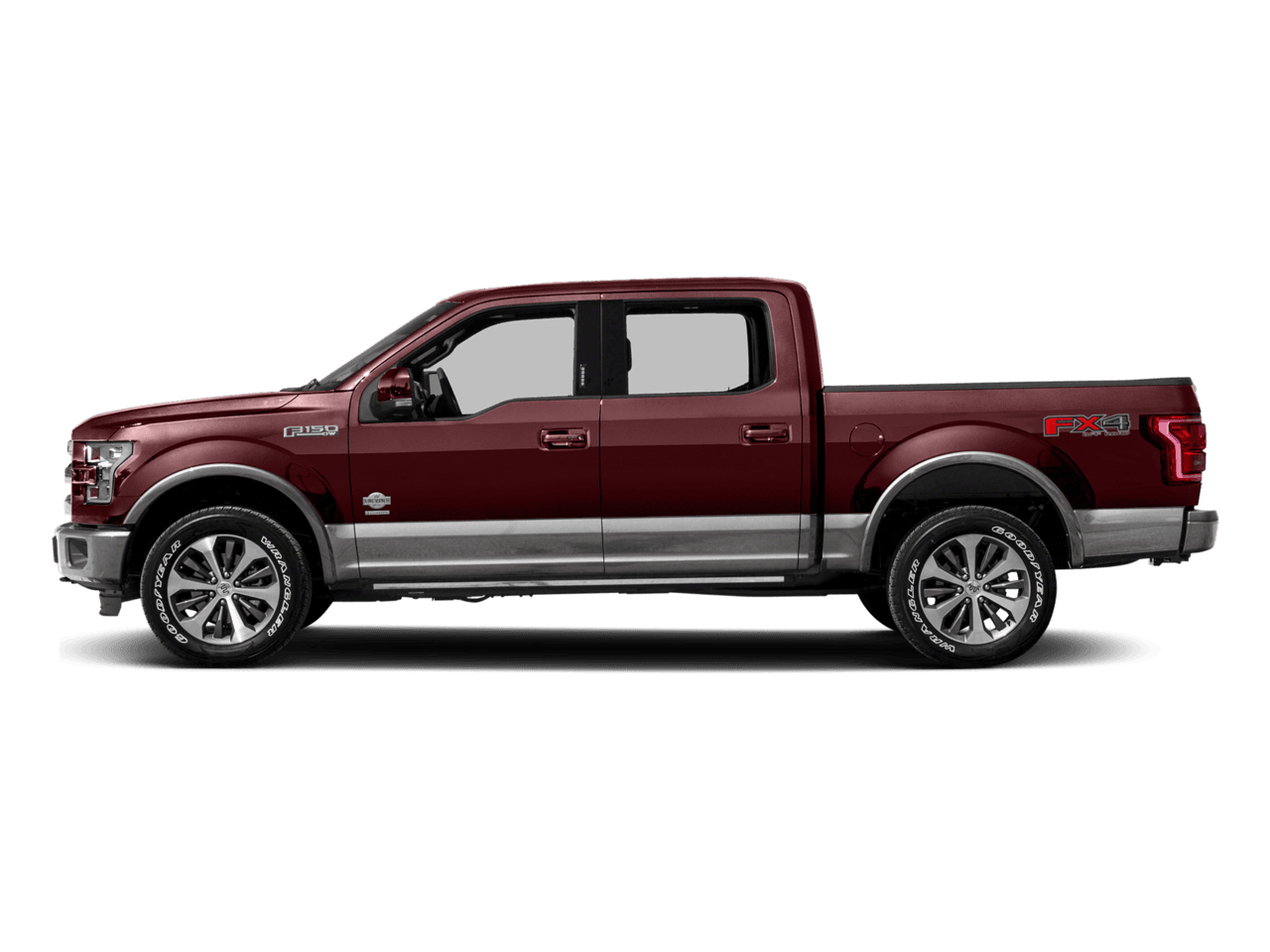 2016 Ford F-150 2WD SuperCrew 145" King Ranch - Profile, facing to the left