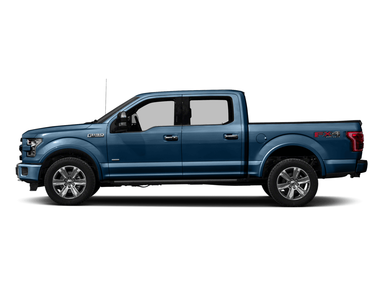 2016 Ford F-150 2WD SuperCrew 145" Platinum - Profile, facing to the left
