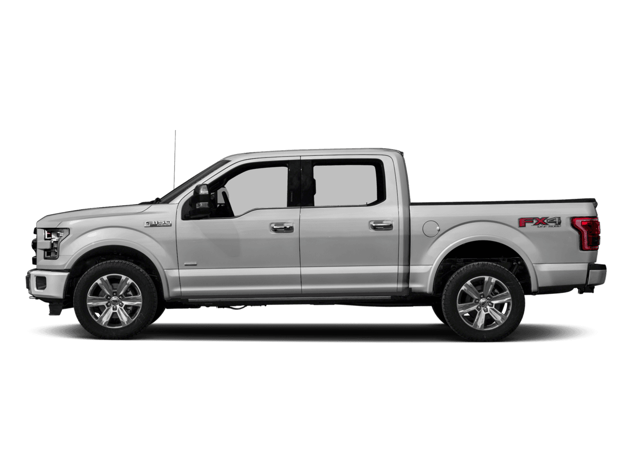 2016 Ford F-150 2WD SuperCrew 145" Platinum - Profile, facing to the left