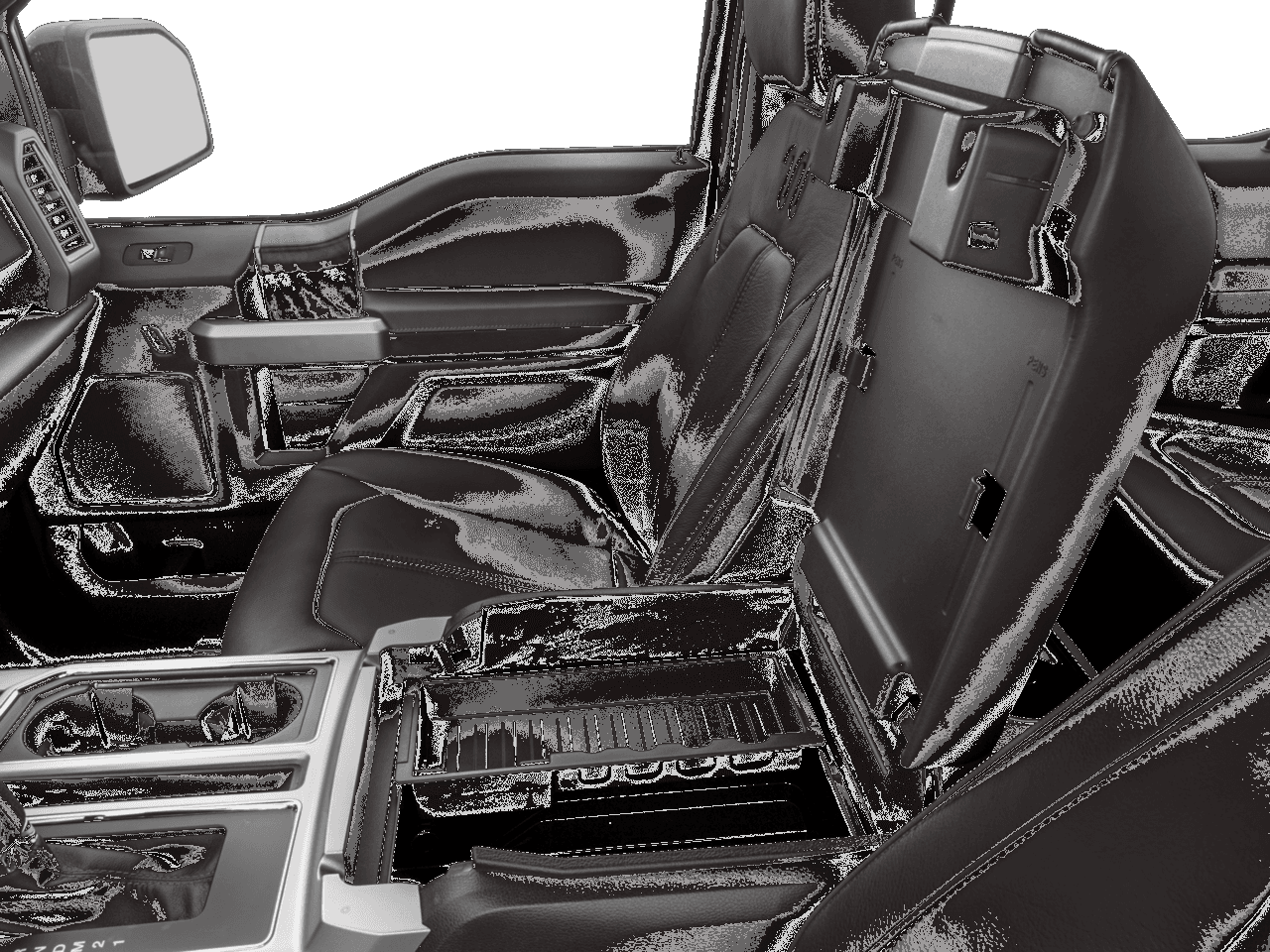 2016 Ford F-150 4WD SuperCrew 145" King Ranch - Interior Center Storage Console