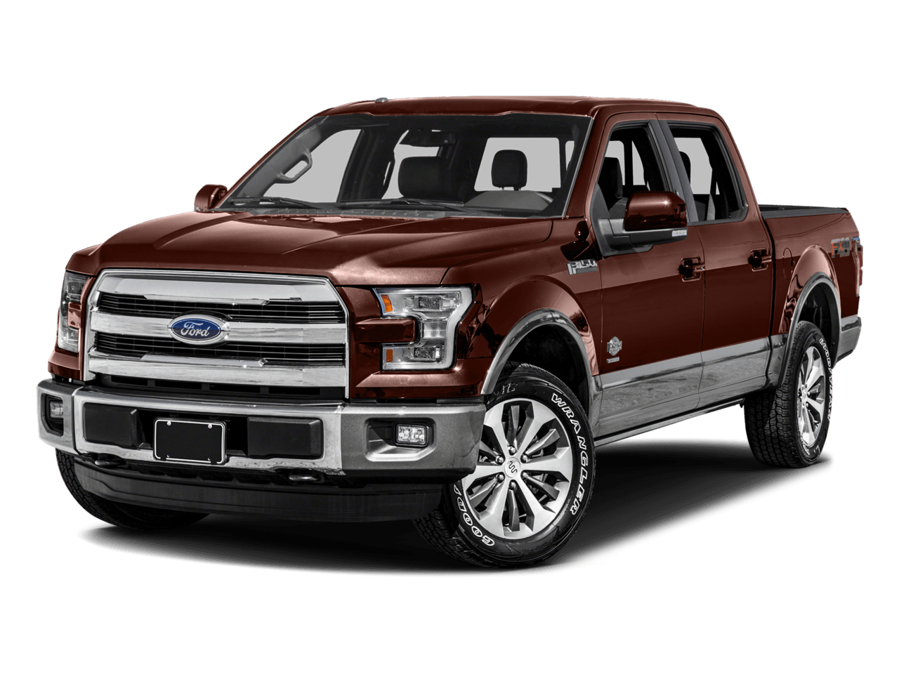 2016 Ford F-150 4WD SuperCrew 145" King Ranch - Front 3/4, facing to the left