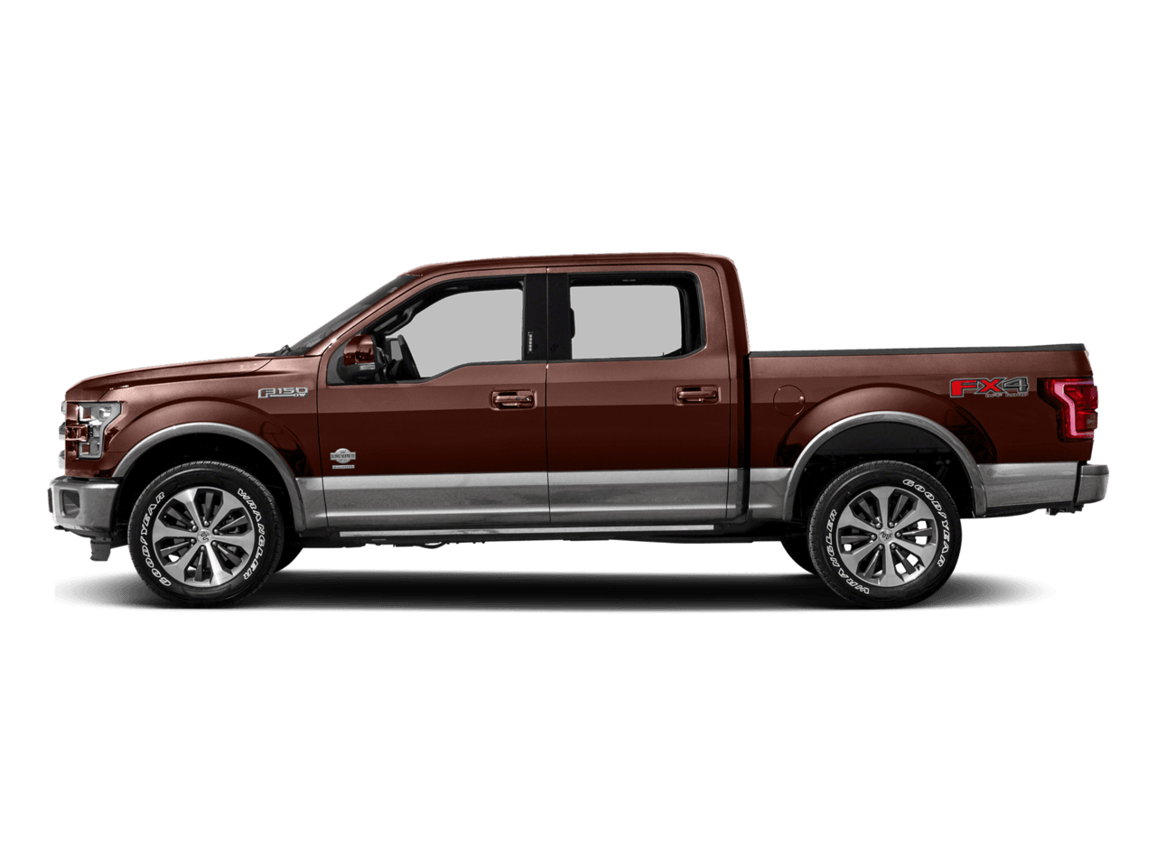 2016 Ford F-150 4WD SuperCrew 145" King Ranch - Profile, facing to the left