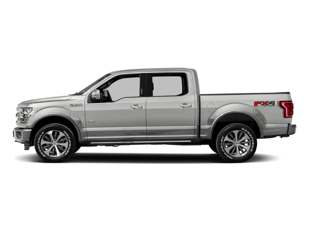 2016 Ford F-150 4WD SuperCrew 145" King Ranch - Profile, facing to the left