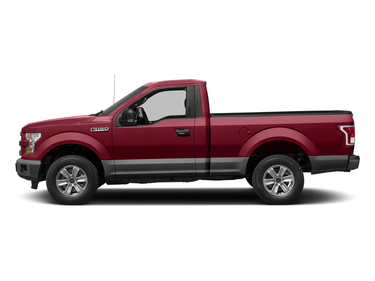 2016 Ford F-150 2WD Reg Cab 122.5" XLT - Profile, facing to the left
