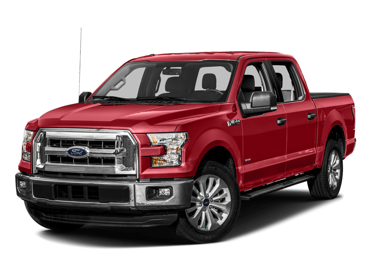 2016 Ford F-150 2WD SuperCrew 157" XLT - Front 3/4, facing to the left