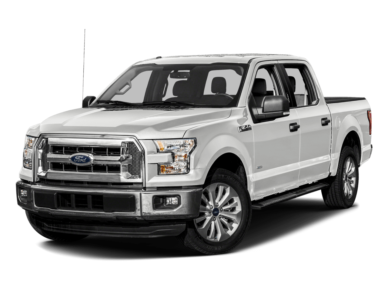 2016 Ford F-150 2WD SuperCrew 157" XLT - Front 3/4, facing to the left