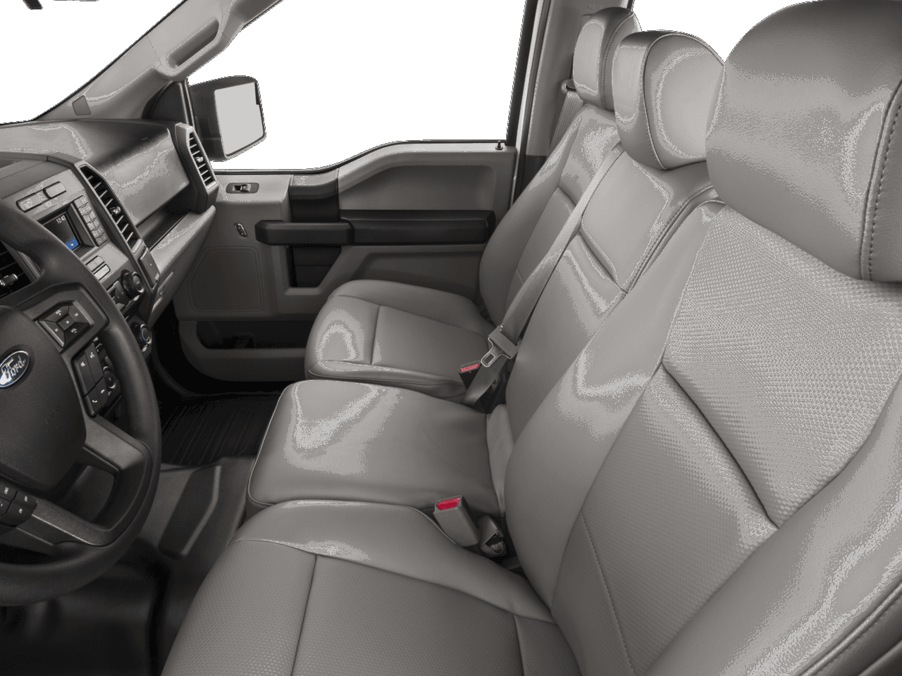 2016 Ford F-150 4WD SuperCrew 157" XL - Interior Driver's Side with Door Open, Front Seat Feature