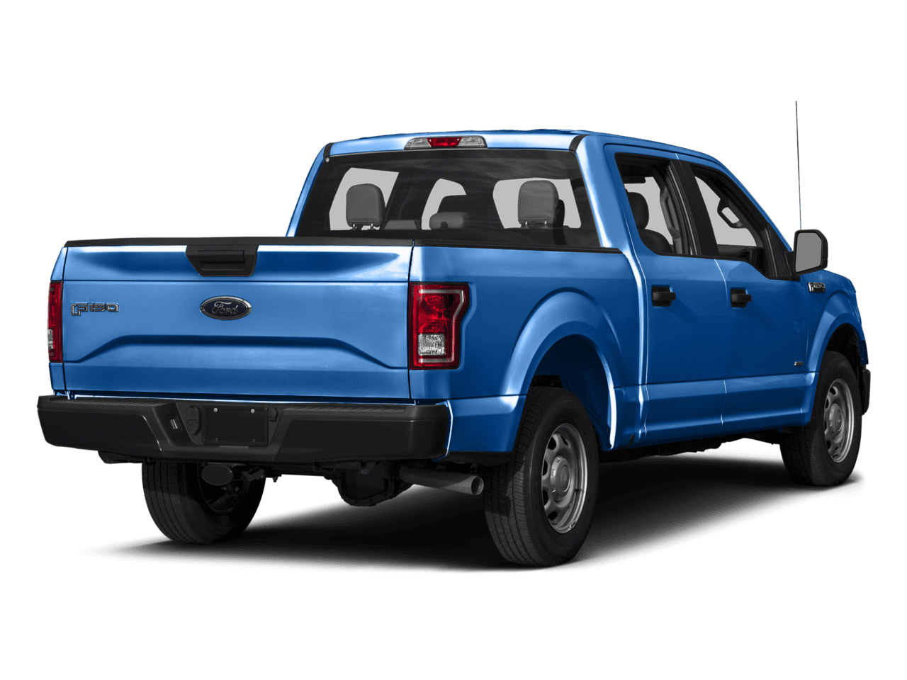 2016 Ford F-150 4WD SuperCrew 157" XL - Rear 3/4, facing to the right