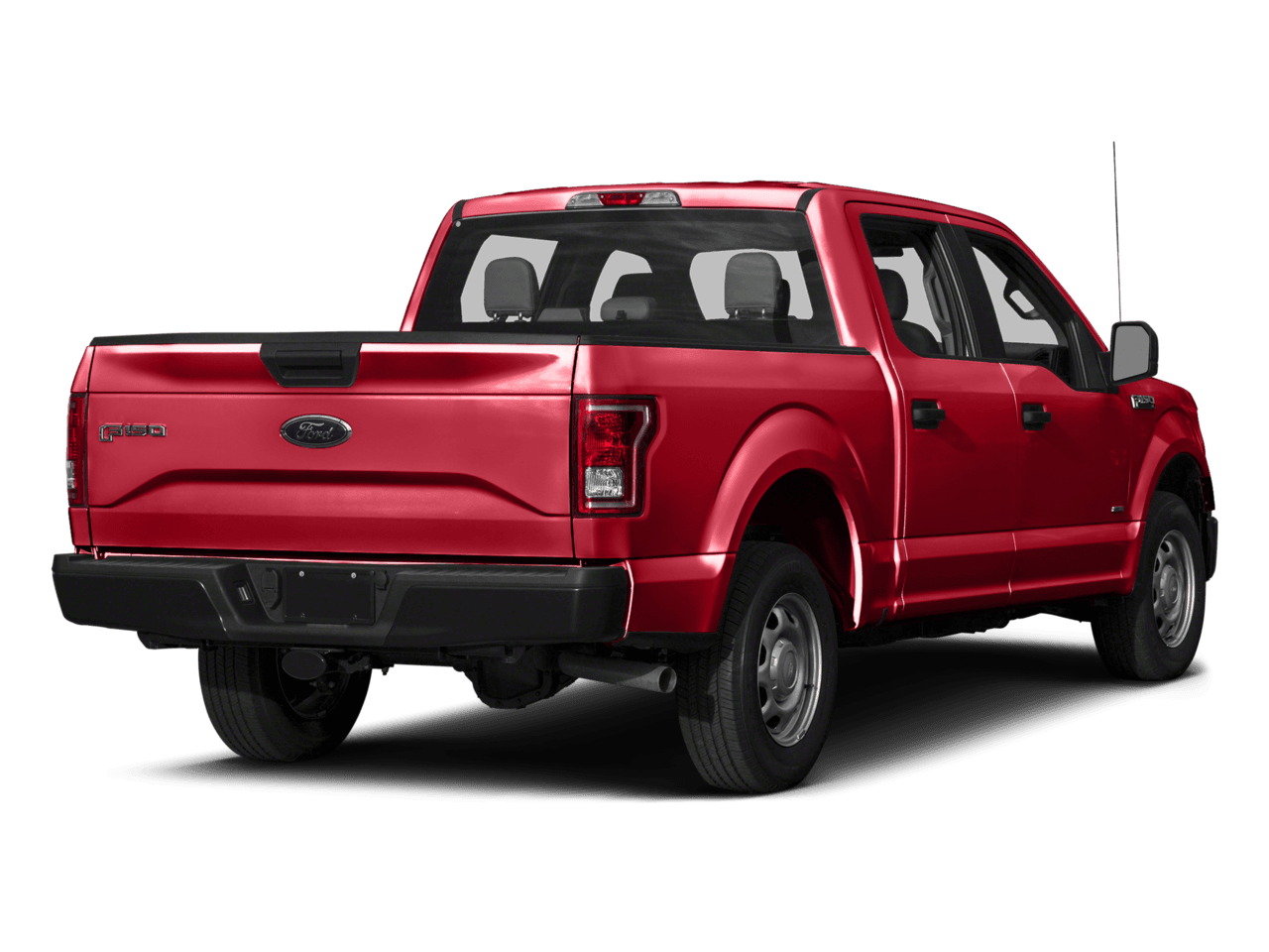 2016 Ford F-150 4WD SuperCrew 157" XL - Rear 3/4, facing to the right