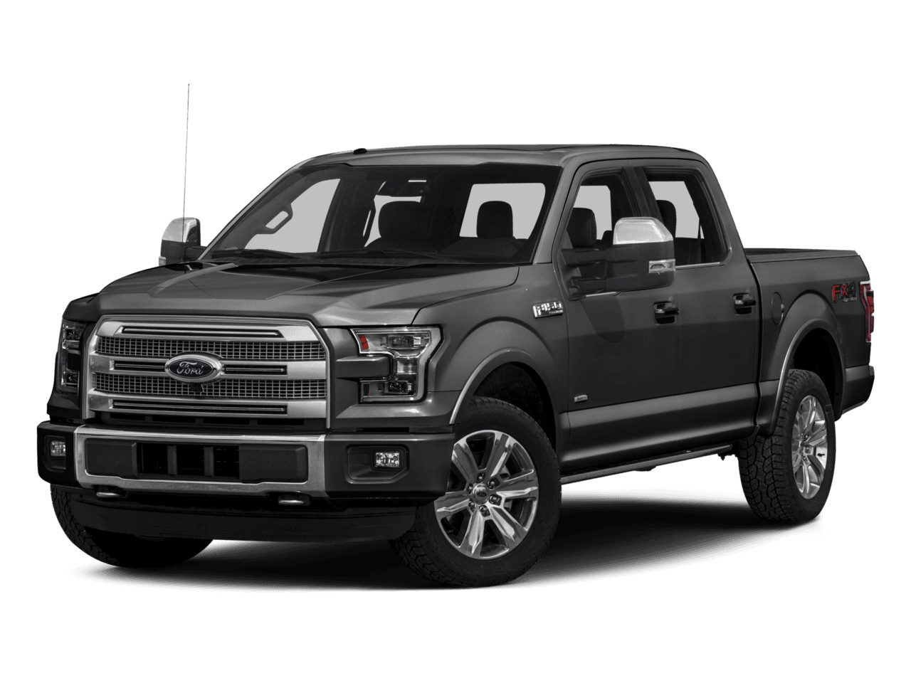 2016 Ford F-150 4WD SuperCrew 157" Platinum - Front 3/4, facing to the left