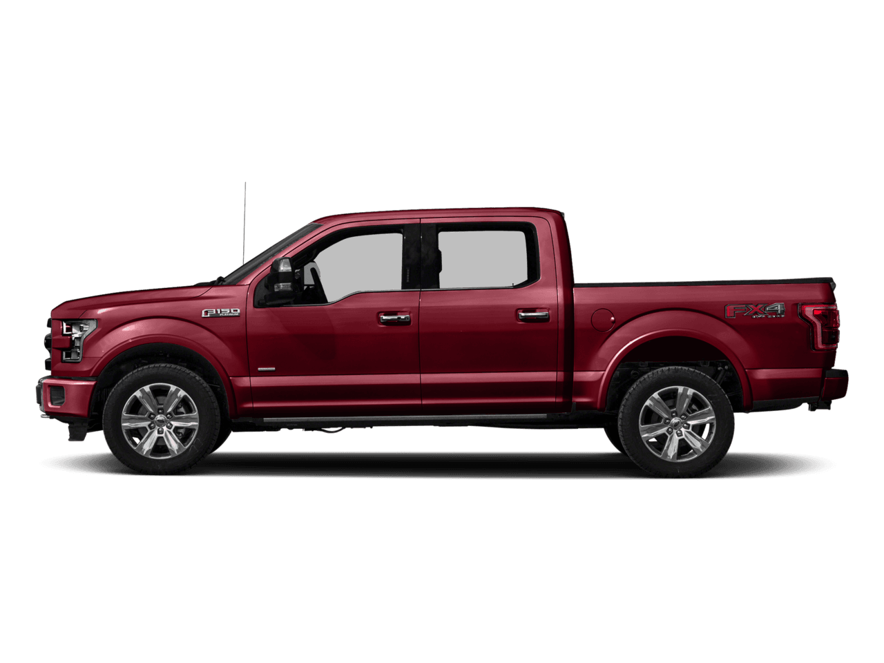 2016 Ford F-150 4WD SuperCrew 157" Platinum - Profile, facing to the left