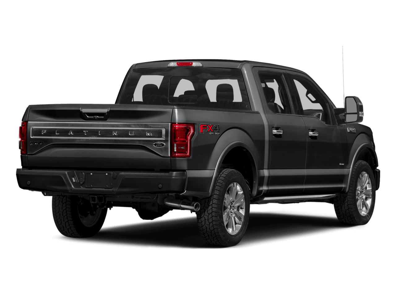 2016 Ford F-150 4WD SuperCrew 157" Platinum - Rear 3/4, facing to the right