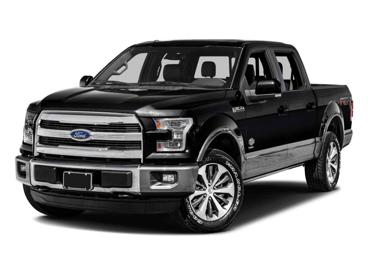 2016 Ford F-150 4WD SuperCrew 157" King Ranch - Front 3/4, facing to the left
