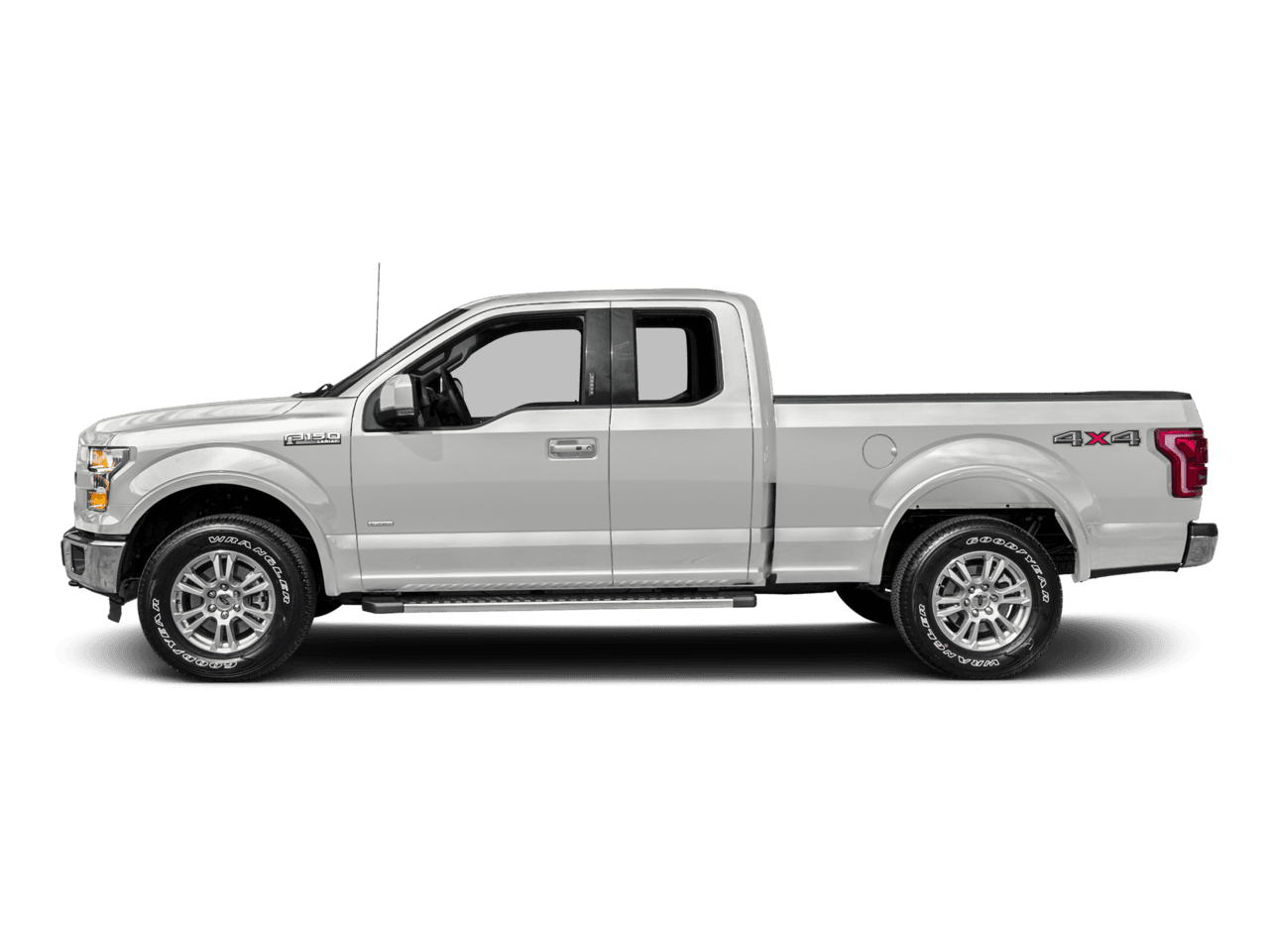 2016 Ford F-150 2WD SuperCab 163" Lariat - Profile, facing to the left