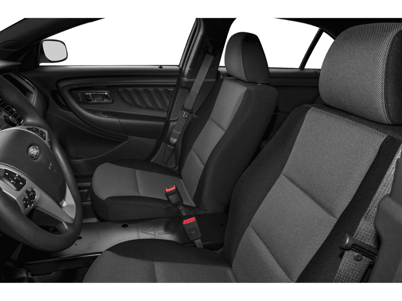 2016 Ford Sedan Police Interceptor 4dr Sdn FWD - Interior Driver's Side with Door Open, Front Seat Feature