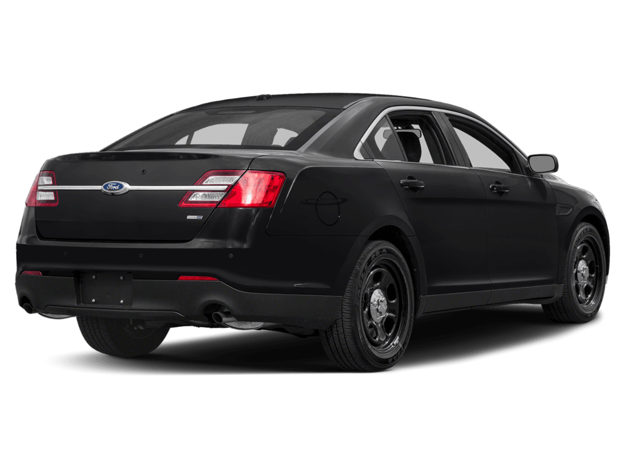 2016 Ford Sedan Police Interceptor 4dr Sdn FWD - Rear 3/4, facing to the right