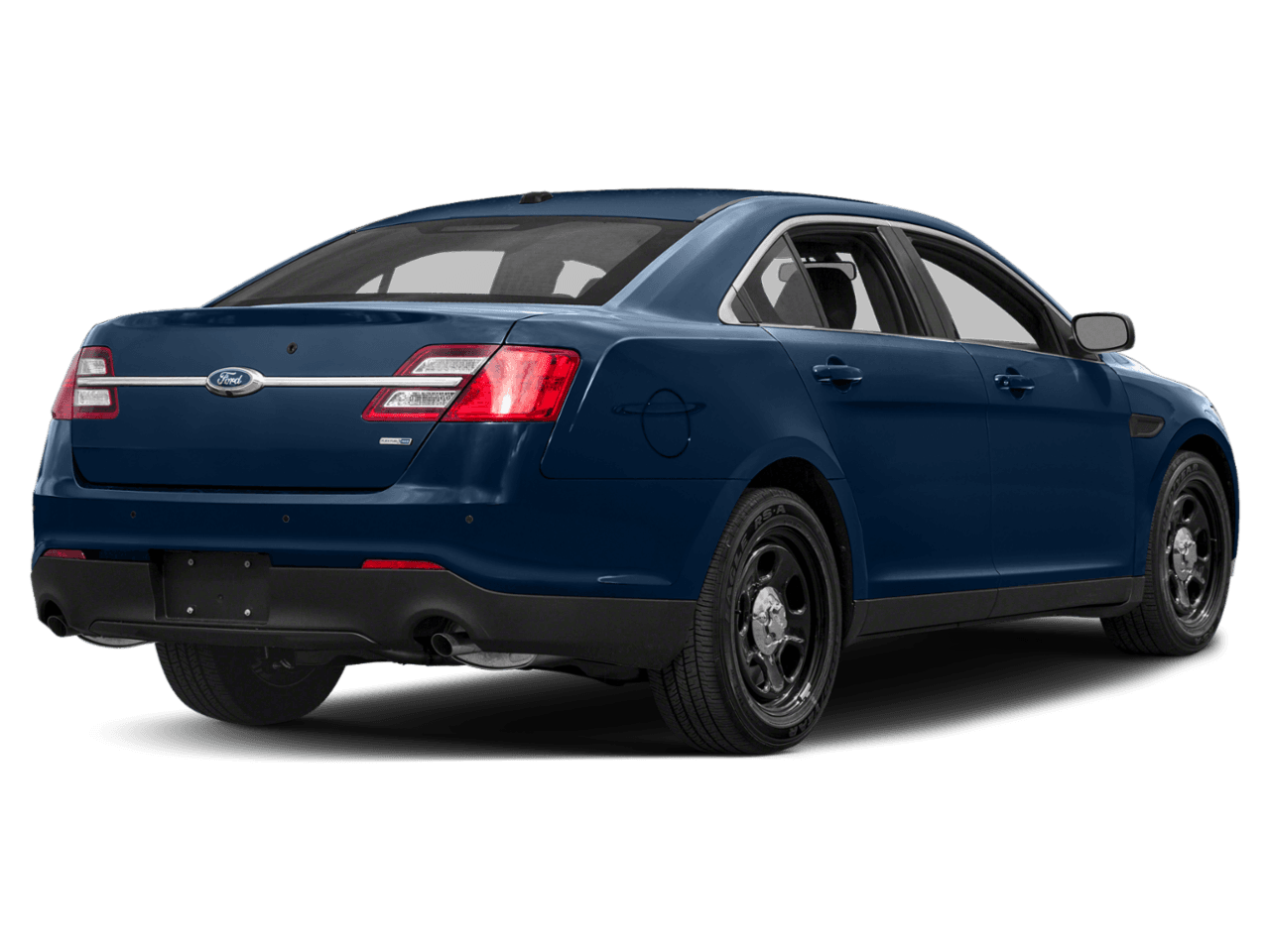 2016 Ford Sedan Police Interceptor 4dr Sdn FWD - Rear 3/4, facing to the right