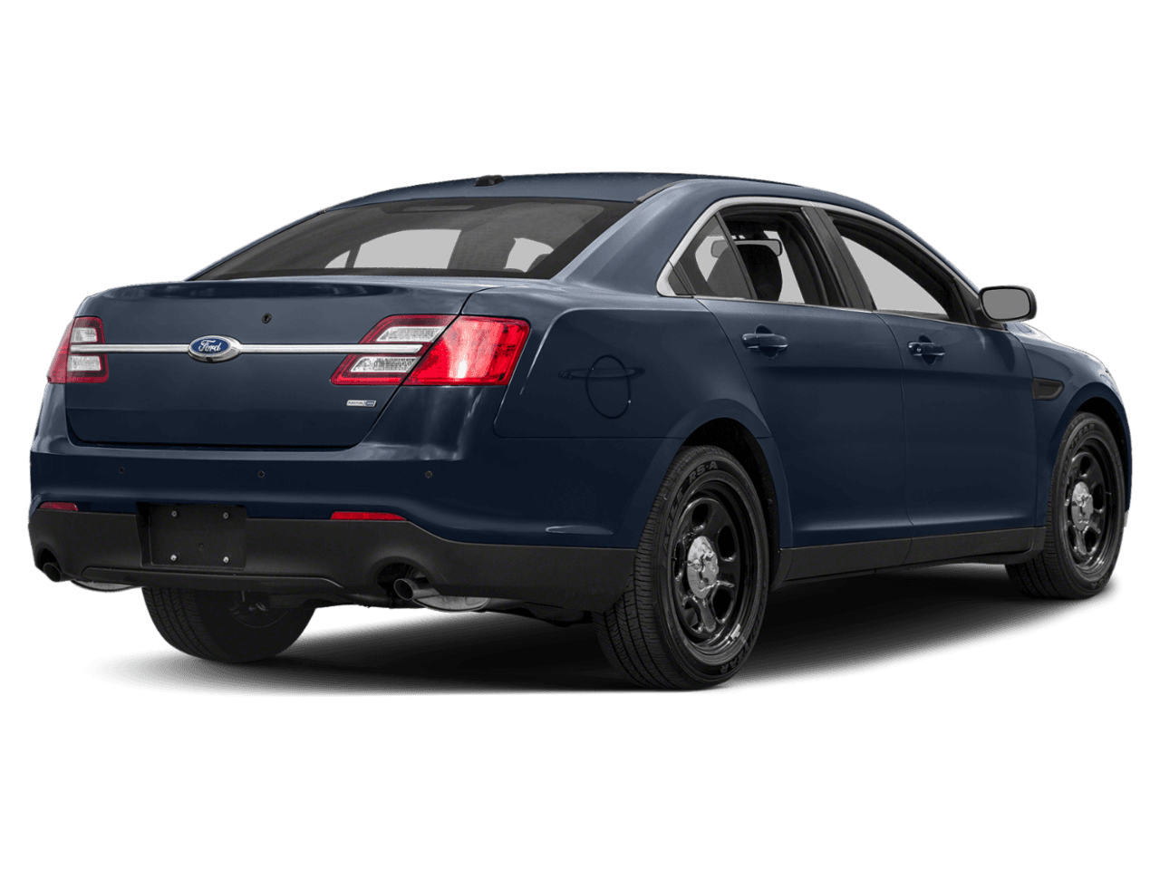 2016 Ford Sedan Police Interceptor 4dr Sdn FWD - Rear 3/4, facing to the right