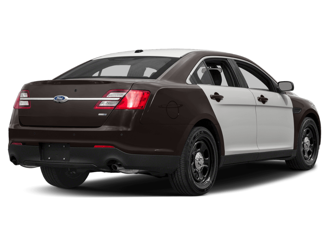 2016 Ford Sedan Police Interceptor 4dr Sdn FWD - Rear 3/4, facing to the right