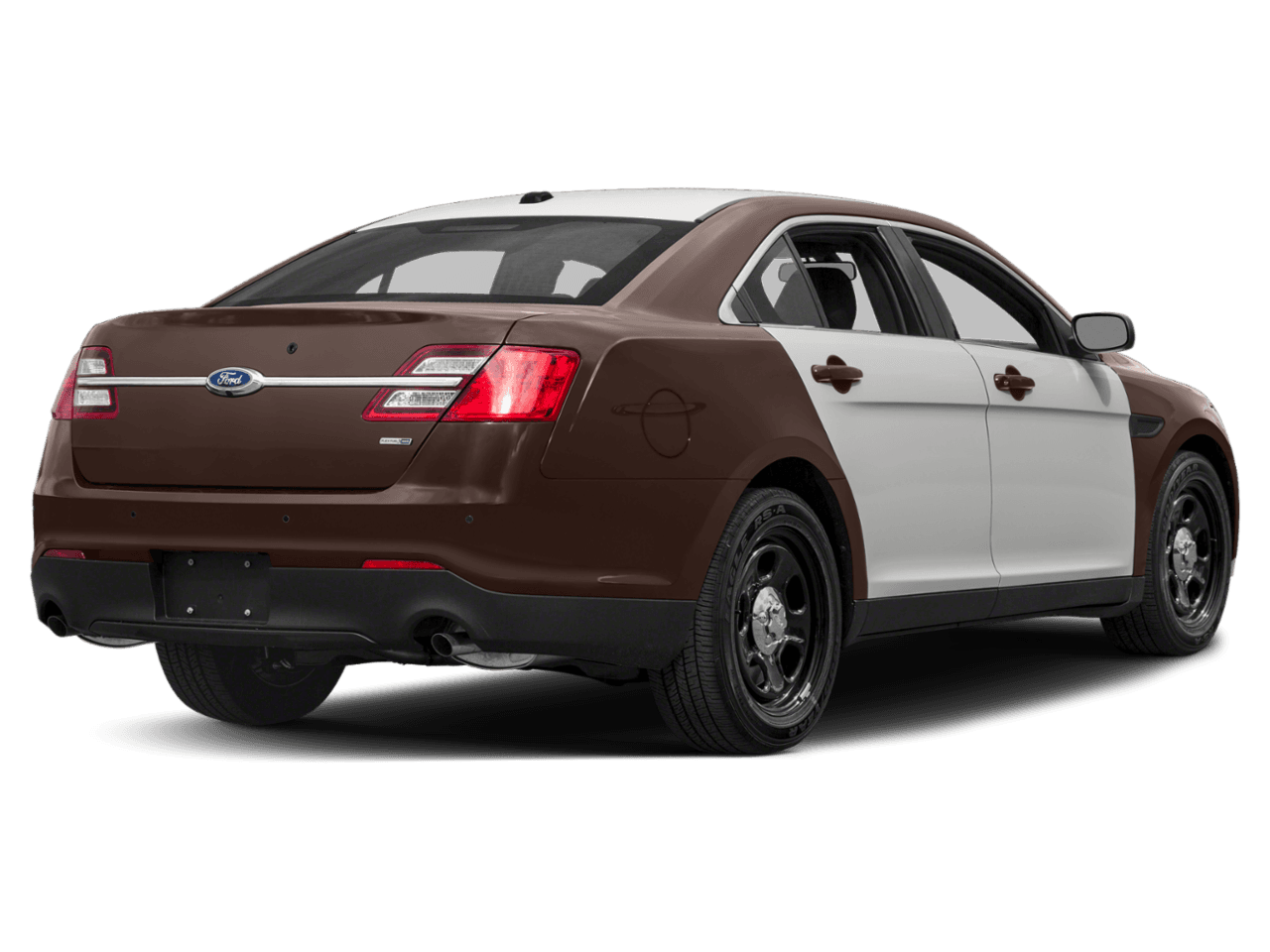 2016 Ford Sedan Police Interceptor 4dr Sdn FWD - Rear 3/4, facing to the right