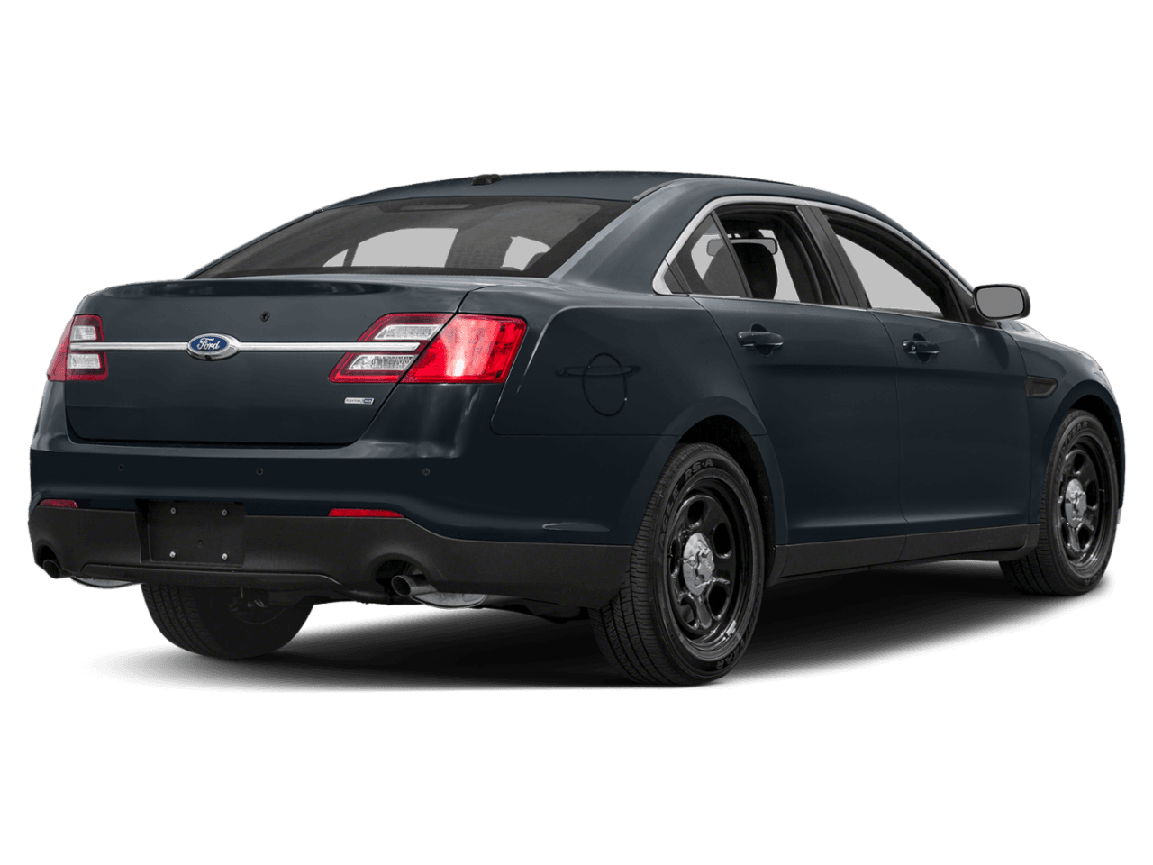 2016 Ford Sedan Police Interceptor 4dr Sdn FWD - Rear 3/4, facing to the right