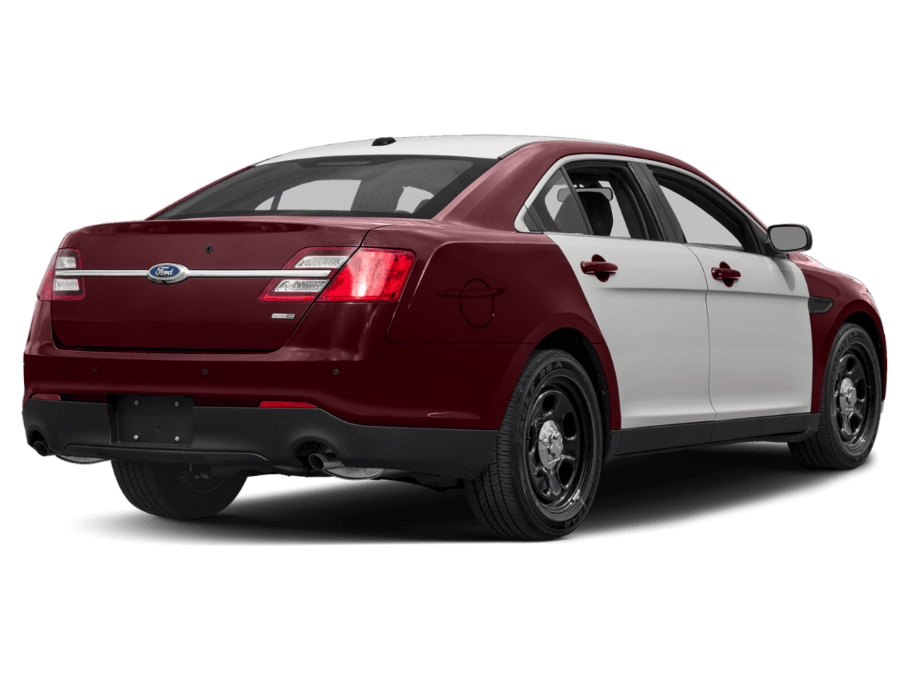 2016 Ford Sedan Police Interceptor 4dr Sdn FWD - Rear 3/4, facing to the right