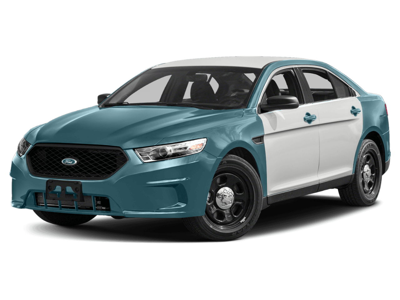 2016 Ford Sedan Police Interceptor 4dr Sdn AWD - Front 3/4, facing to the left