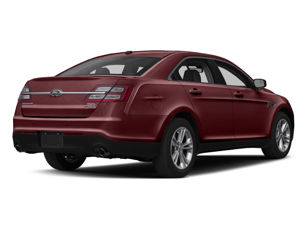 2016 Ford Taurus 4dr Sdn SEL FWD - Rear 3/4, facing to the right