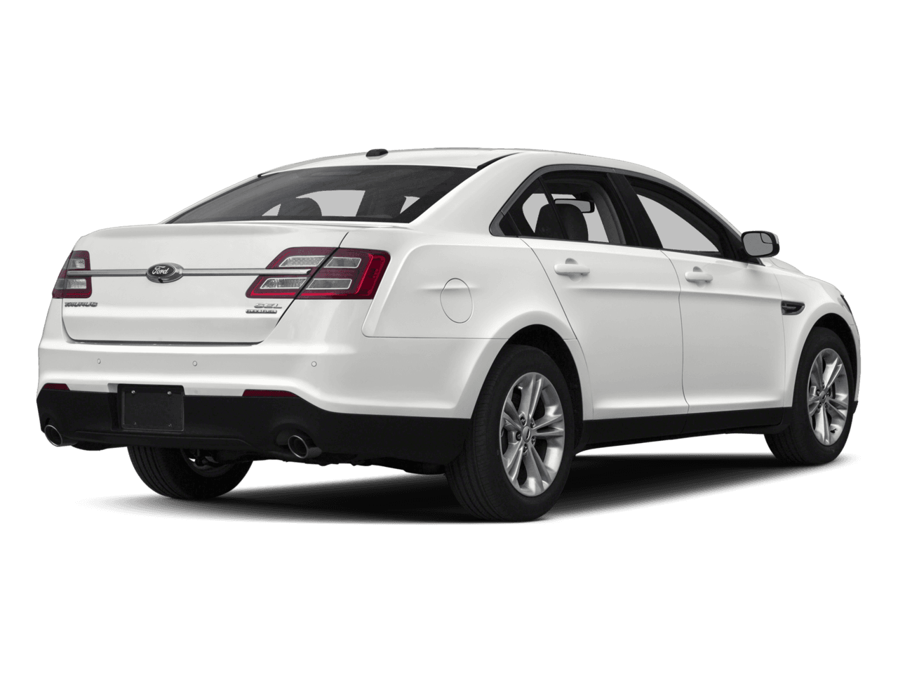 2016 Ford Taurus 4dr Sdn SEL FWD - Rear 3/4, facing to the right