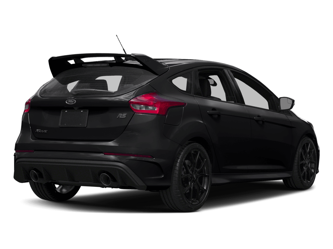 2016 Ford Focus 5dr HB RS - Rear 3/4, facing to the right