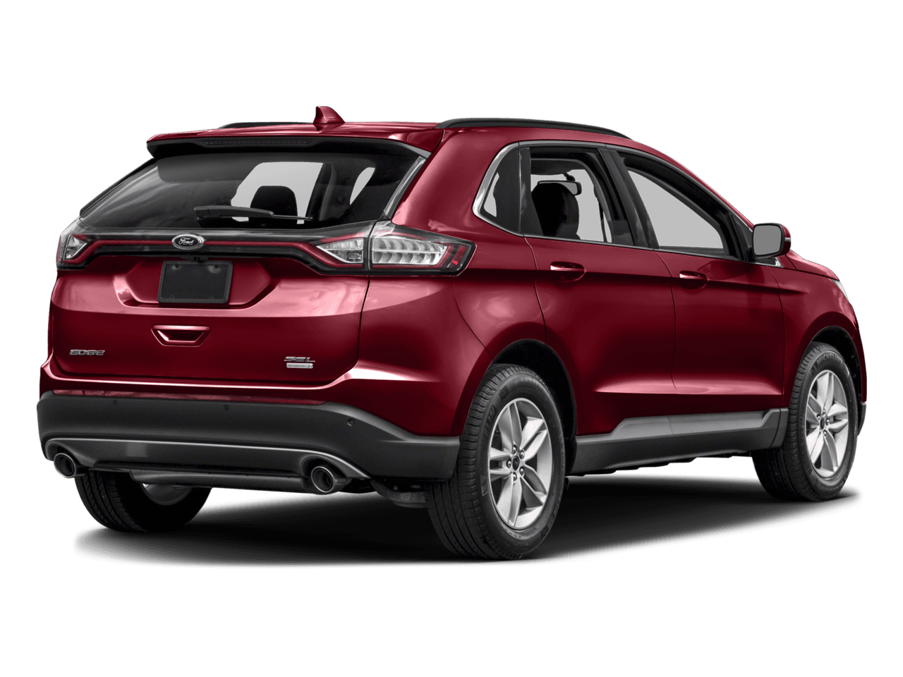 2016 Ford Edge 4dr Titanium FWD - Rear 3/4, facing to the right