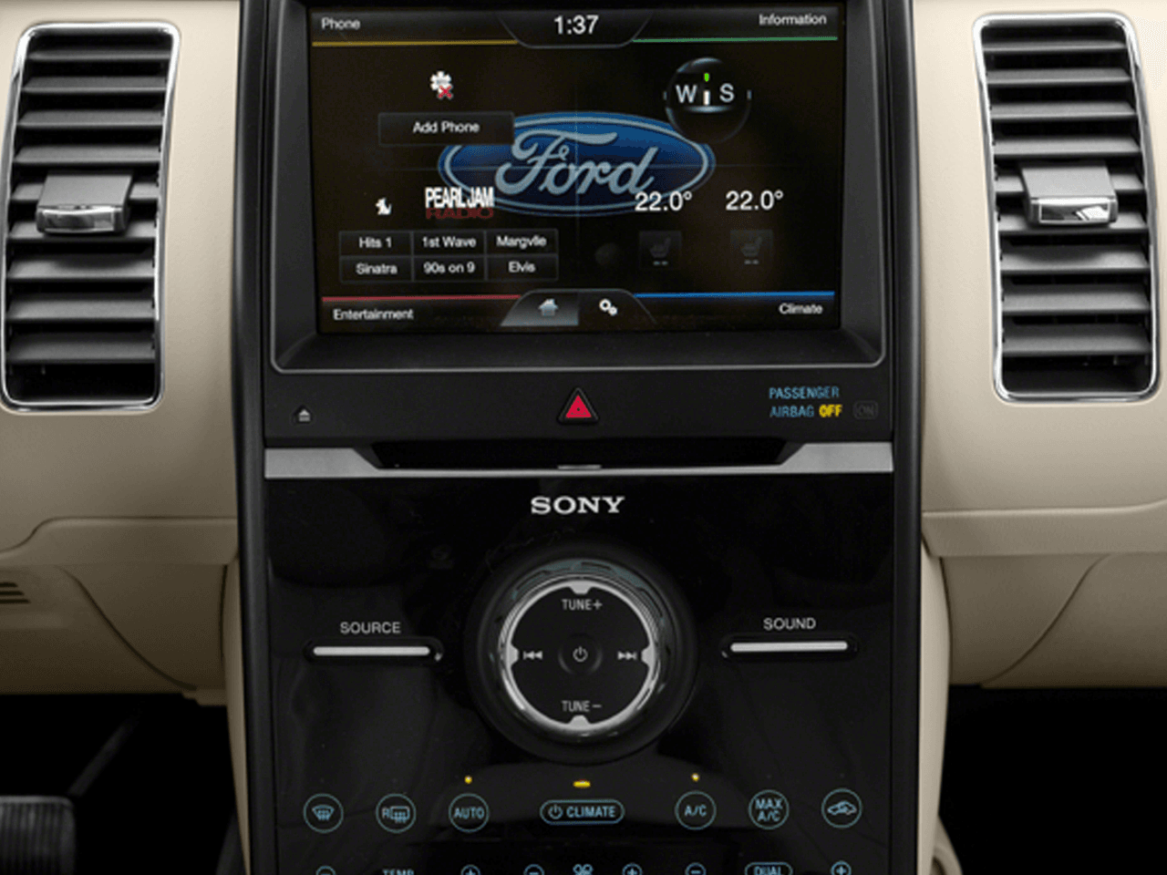 2016 Ford Flex 4dr Limited AWD w/EcoBoost - Interior Stereo System