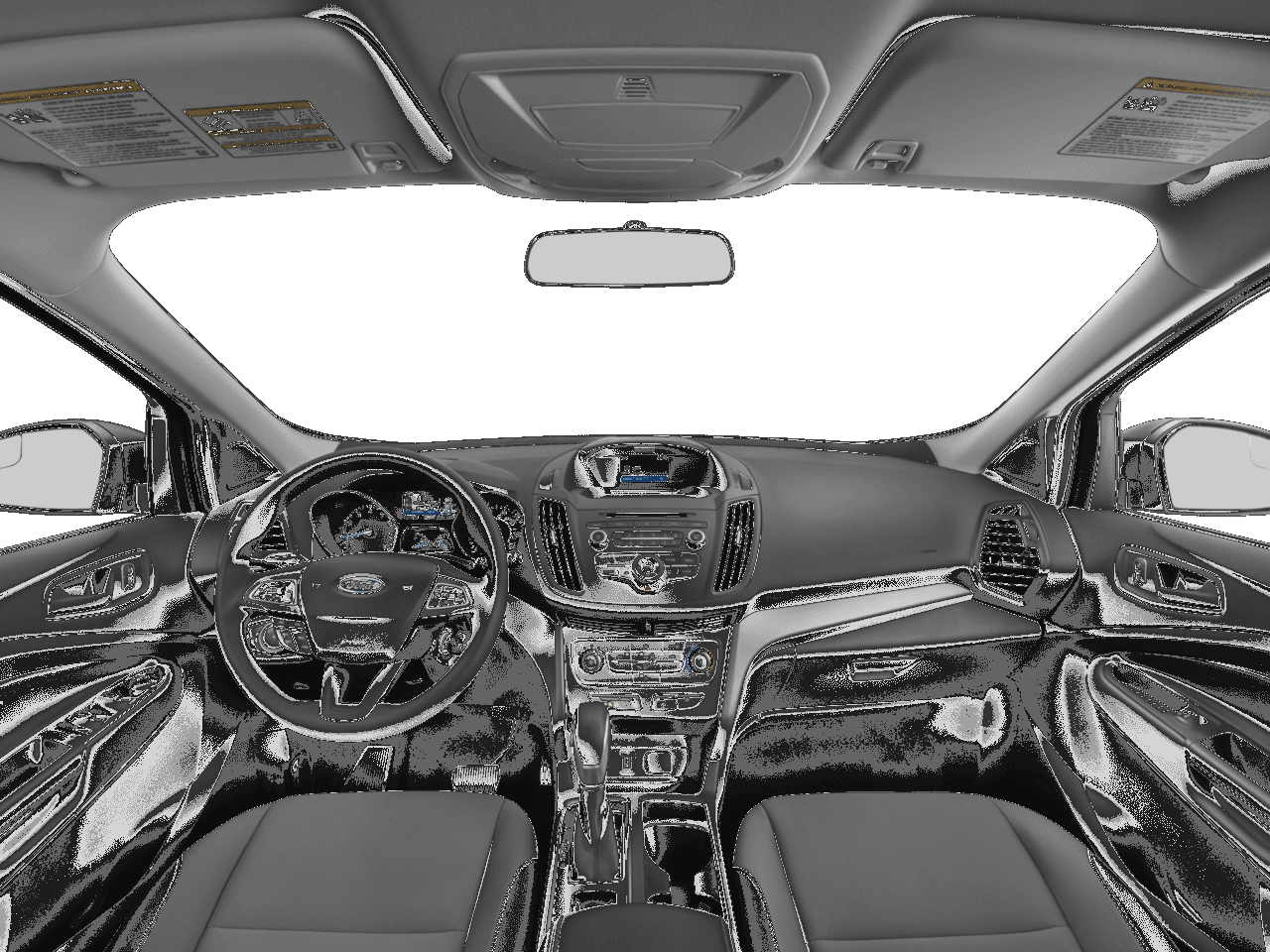 2017 Ford Escape SE 4WD - Interior Full Dash Basic