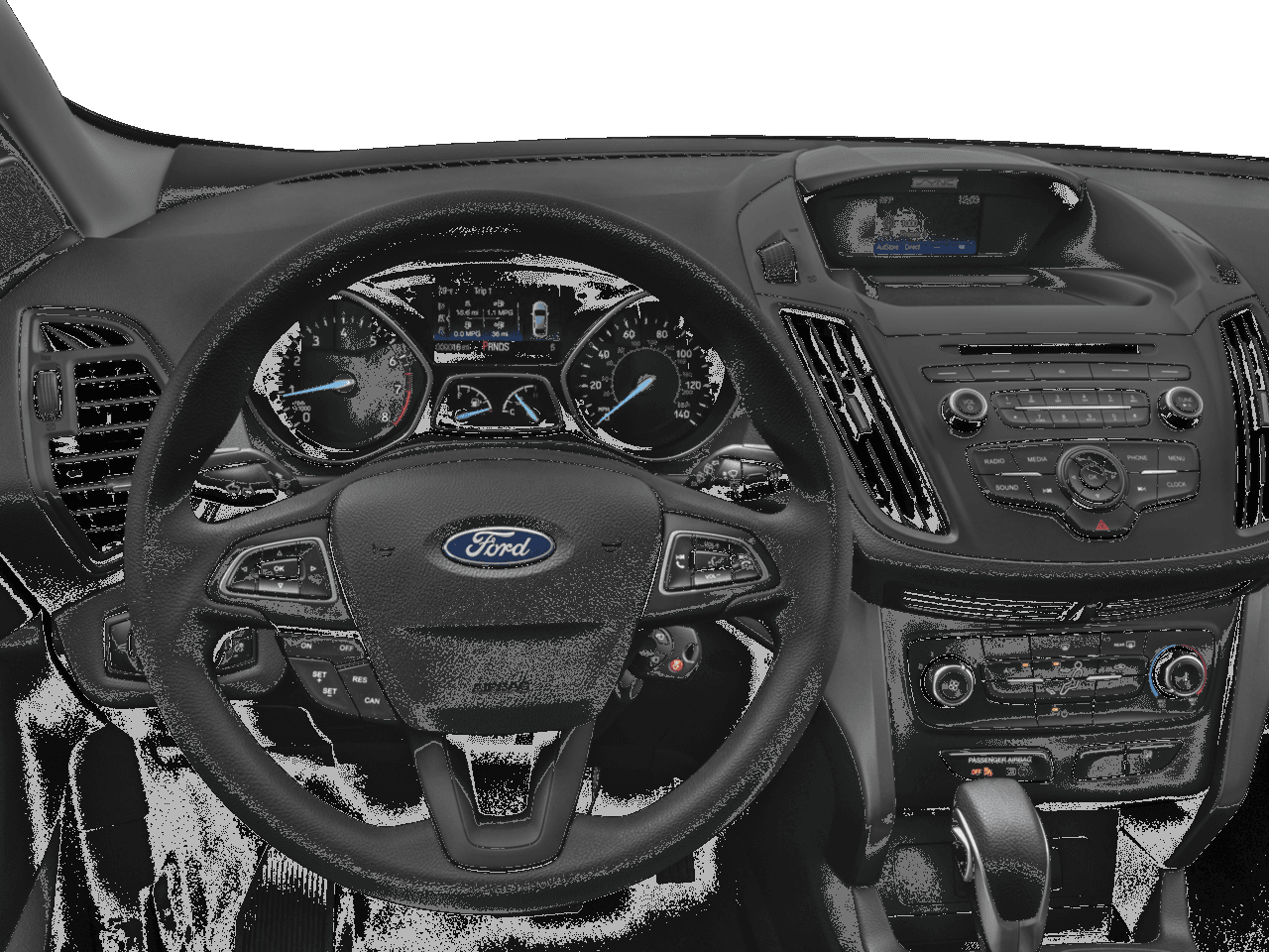2017 Ford Escape SE FWD - Interior Drivers Dash