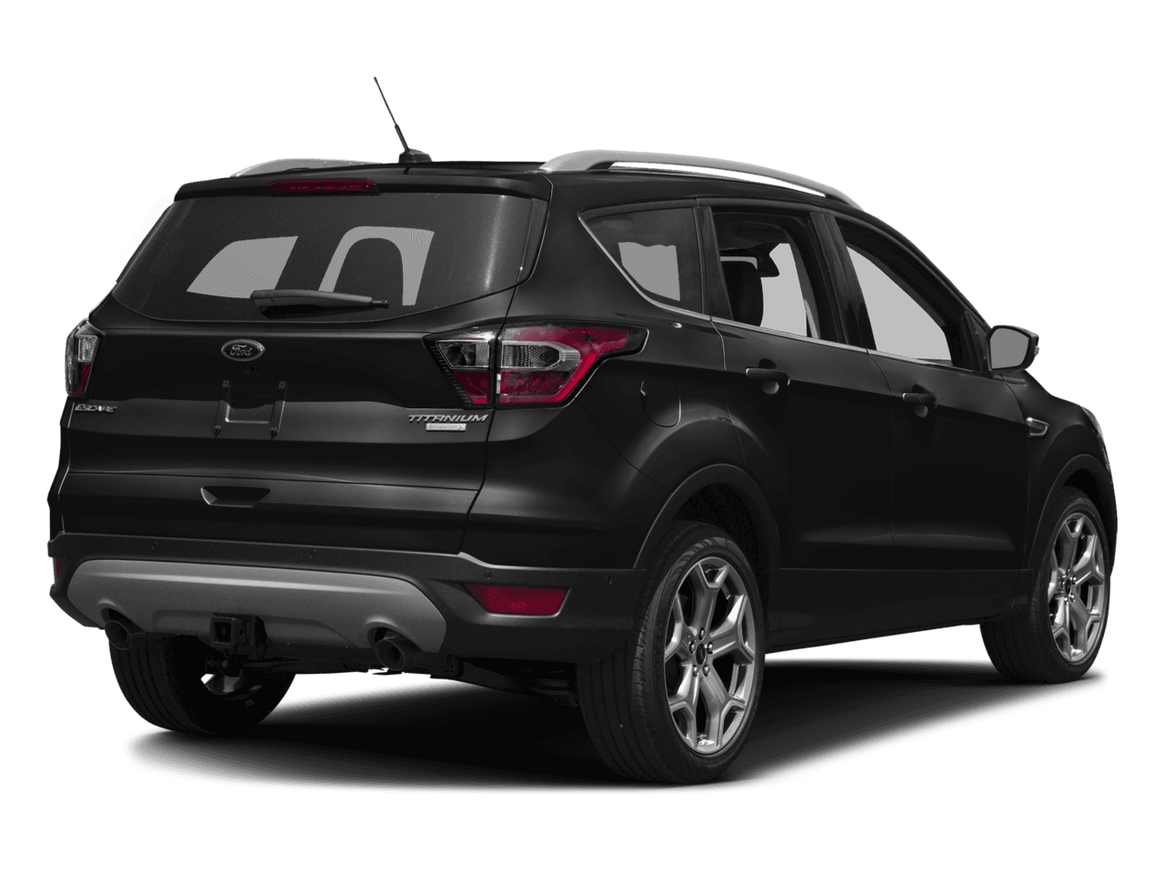 2017 Ford Escape Titanium 4WD - Rear 3/4, facing to the right