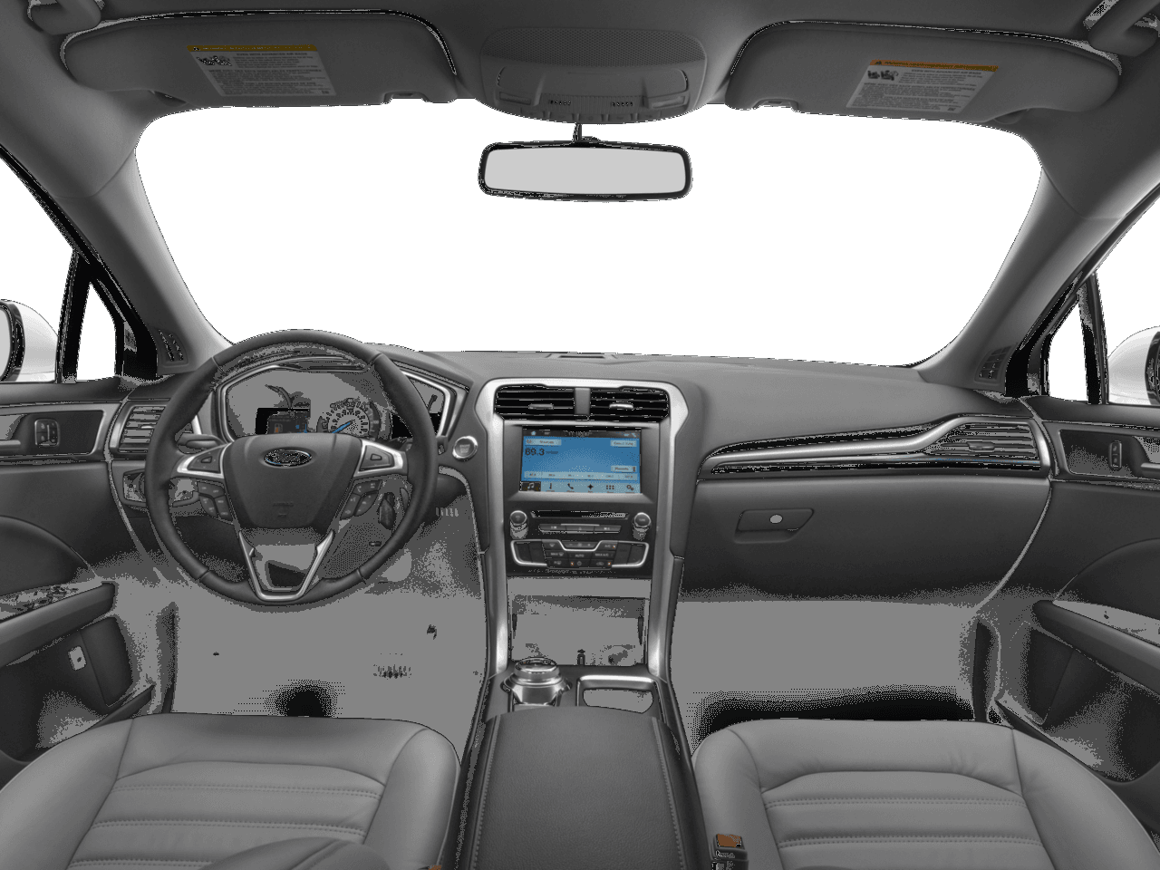 2017 Ford Fusion Hybrid SE FWD - Interior Full Dash Basic