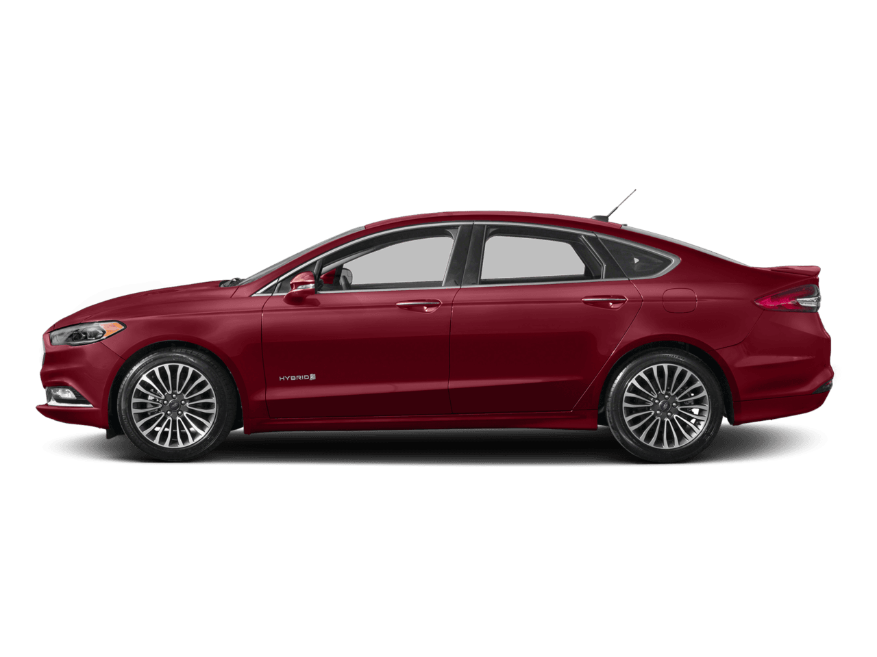 2017 Ford Fusion Hybrid Titanium FWD - Profile, facing to the left